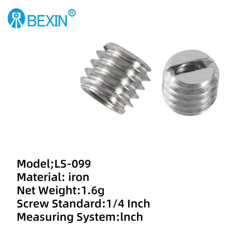 BEXIN camera conversion screw nut 1/4" screw to 3/8" installation conversion suitable for camera tripod monopod
