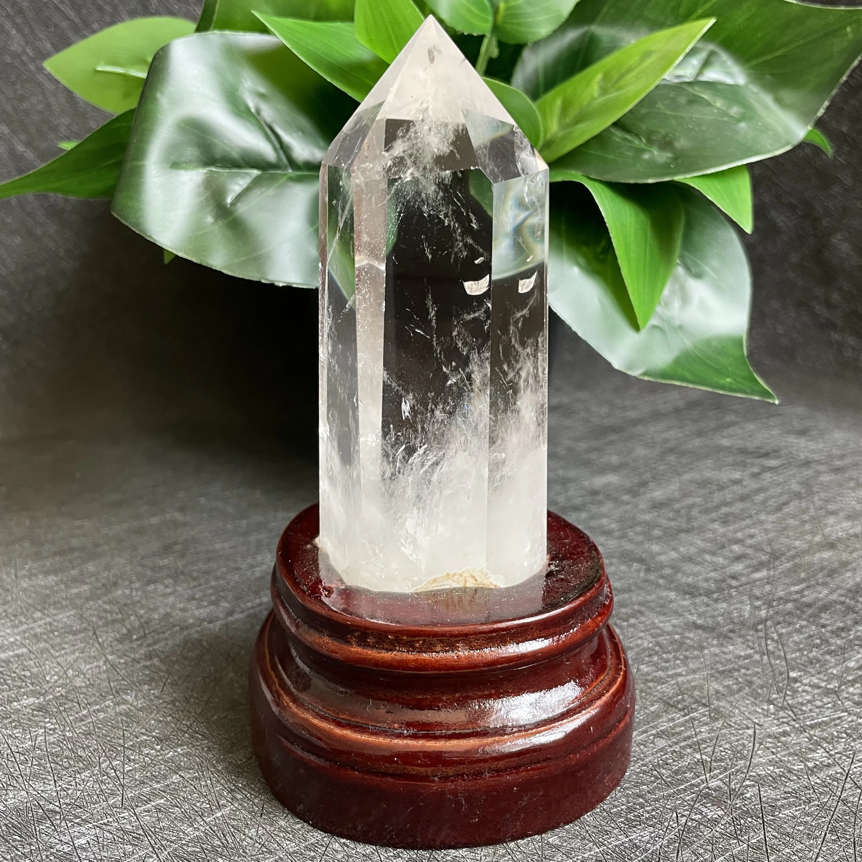 Natural Stone Clear Quartz Tower Home Decoration Rock White Crystal Wand Point Rough Polished Obelisk Healing 6