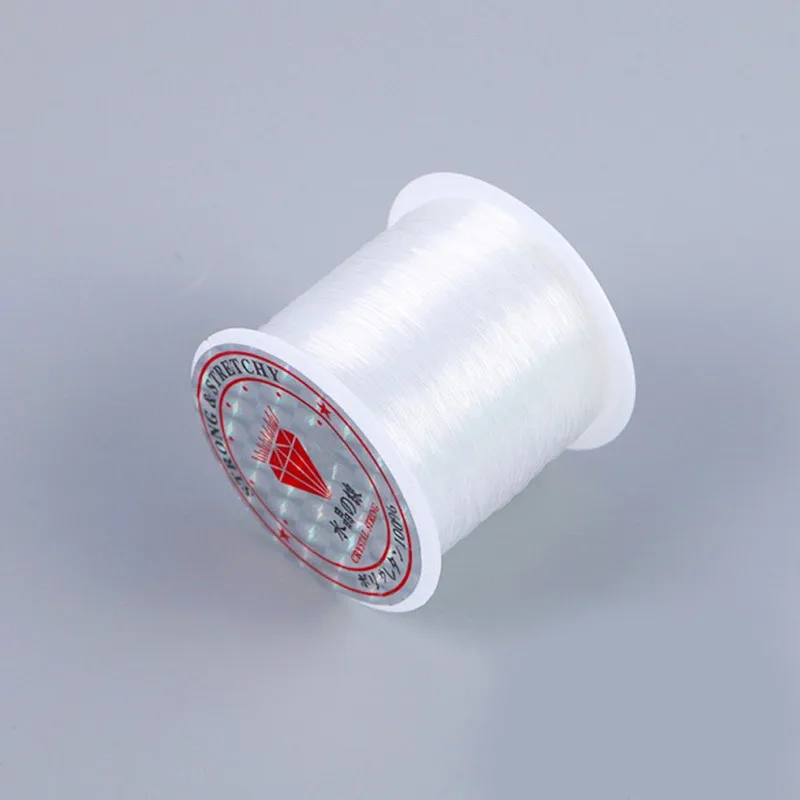 1Roll 0.3-0.7mm Nylon Fishing Line Crystal DIY Beading Cord Non-elastic Handmade Wire String jeweleri Thread