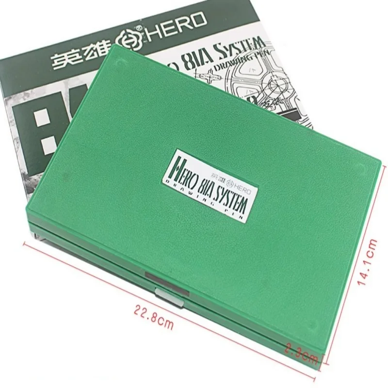 Hero 전문 기술 바늘 펜 세트, 충전 잉크 섬유 스케치 펜, 드로잉 라이너, 학교 사무용품, 9 개/세트