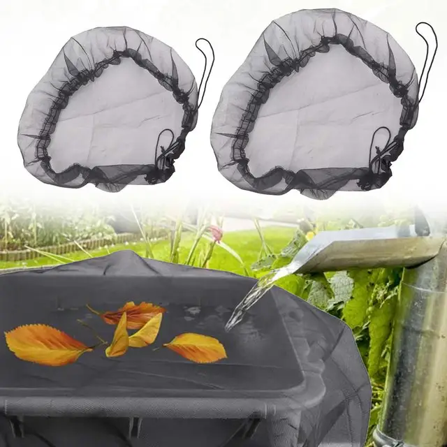 Eső Hordó Burkolat Kiváló Minőségű Hálófedél Feneke Húzózsinórral Védő Hálóval Történő Kültéri Betakarító Szerszám Fenekű Fedele