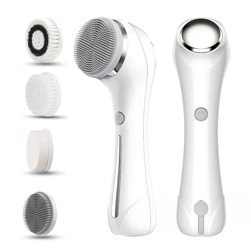 Sonic Facial Cleansing Brush with Interchangeable Heads