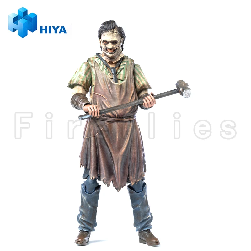 

1/18 HIYA 4-дюймовая экшн-фигурка изысканная мини серия Техасская бензопила бойня искусственное лицо аниме модель игрушка бесплатная доставка