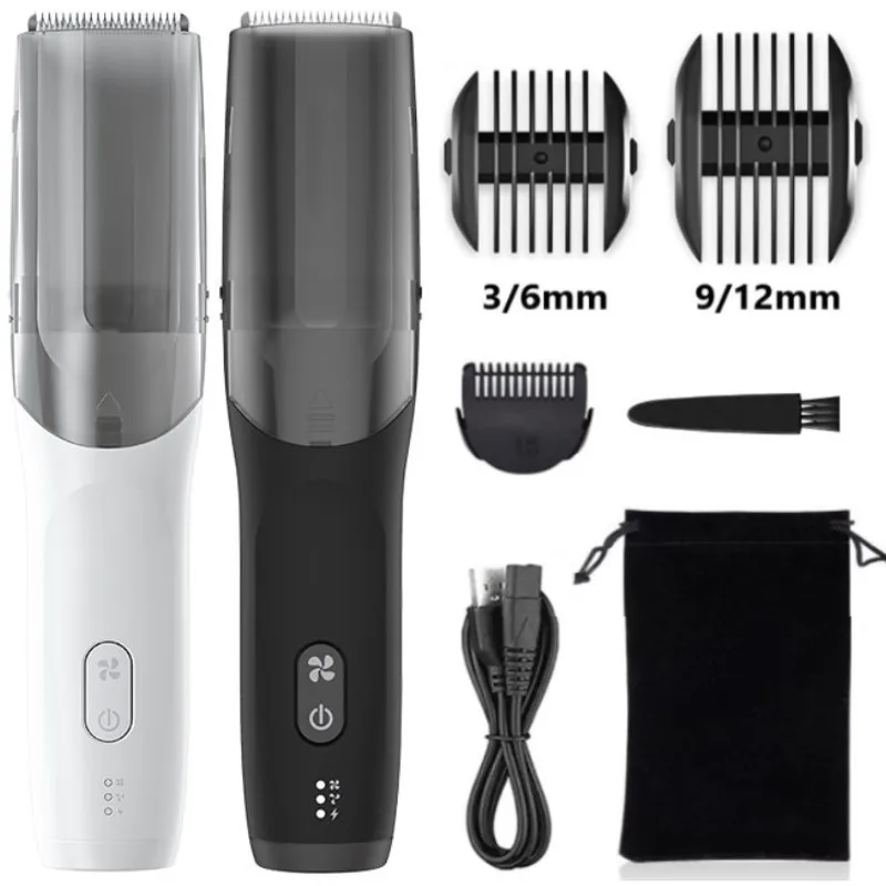 Electric Body Hair Trimmer for Men with Vacuum Replaceable Ceramic ...