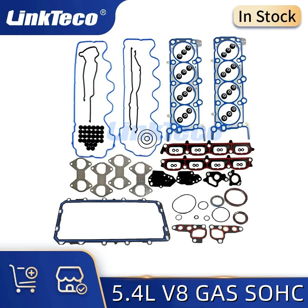 Head Gasket Set Bolts For 04-08 Ford F-150 E-150 04-11 Ford Crown - Foto 14