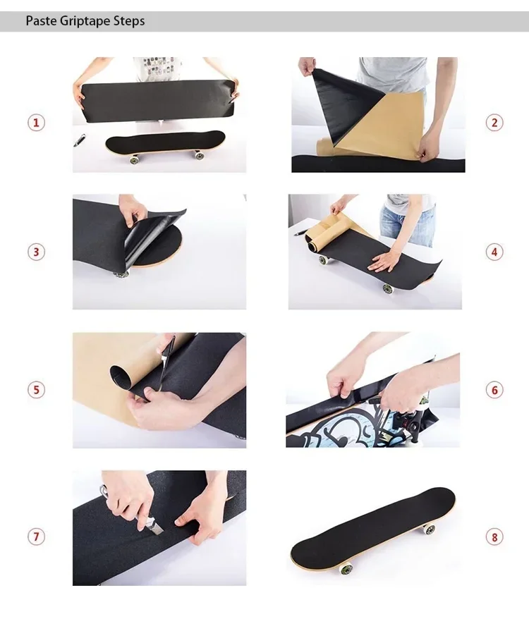 Skateboard Grip Tape E Win Double Rocker Self Adhesive Scooter Sandpaper Anti Skid Tape Deck Sticker