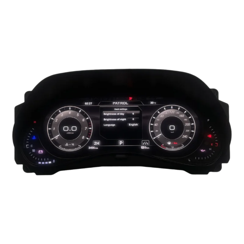 인피니티 QX56 2세대 2011 2012 2013 1920*720 LCD 디지털 계기판, 부트 화면 맞춤 지원