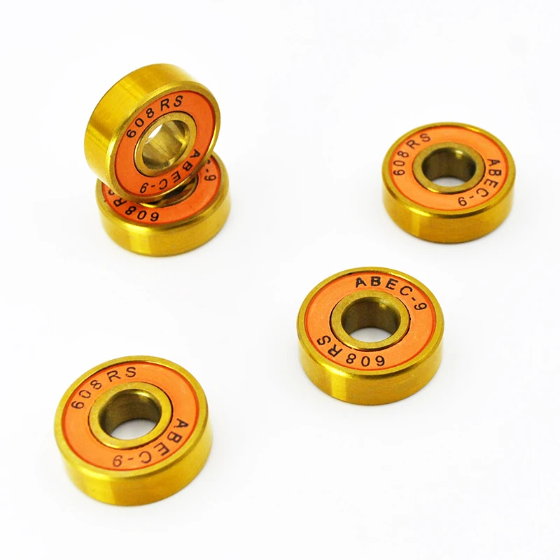 4pcs 608 2RS Hybrid Black Ceramic Ball Bearing 8*22*7mm