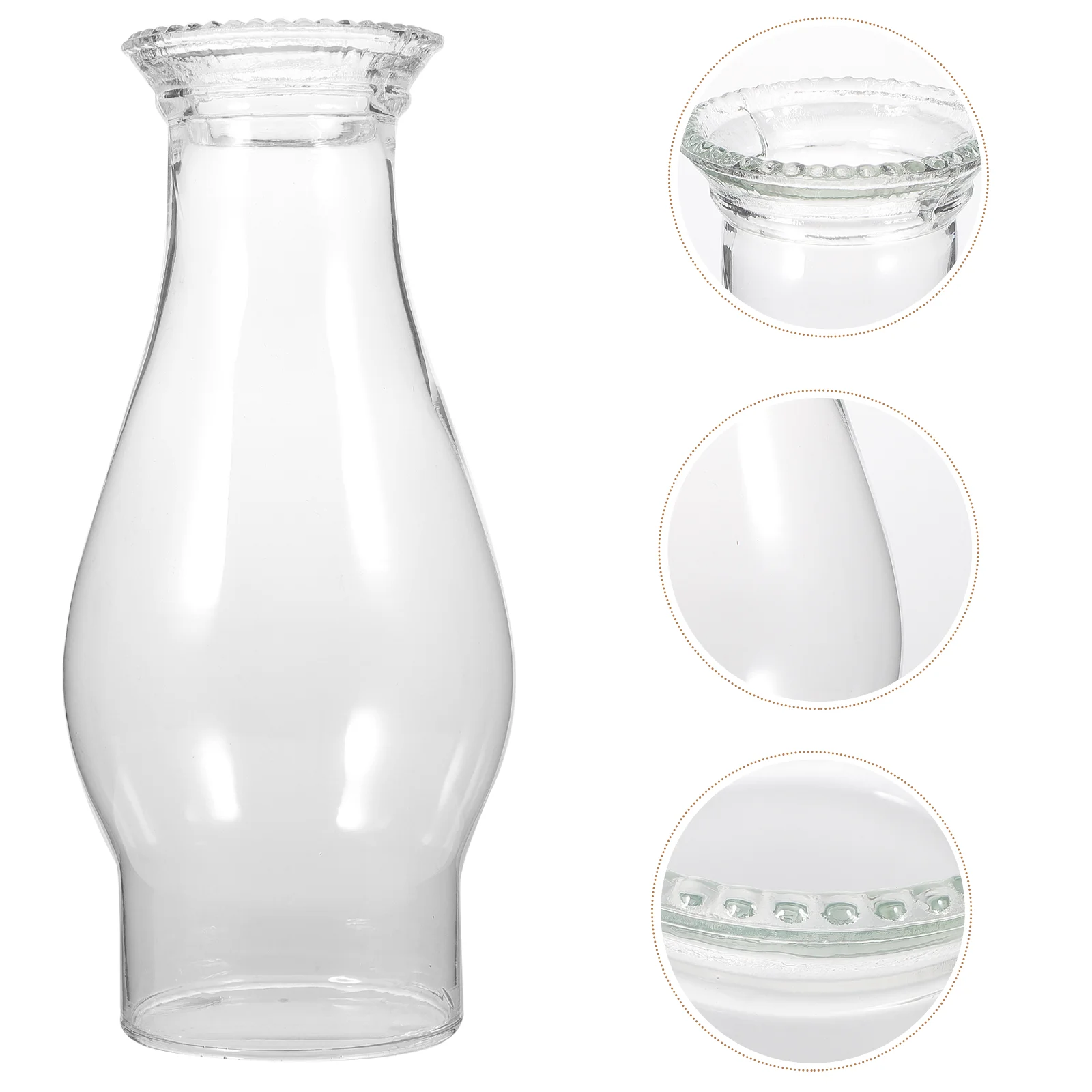 

Clear Oil Lamp Chimney Windproof Glass Kerosene Lamp Cover Cylinder Lantern Light Lampshade Burner Cover Replacement