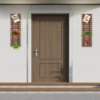 2 PCS Wall Planter Wooden Hanging Planter Rack Wooden Plant Wall Rack Thickened Crossbar Balconies Living rooms Cafes Gardens 3