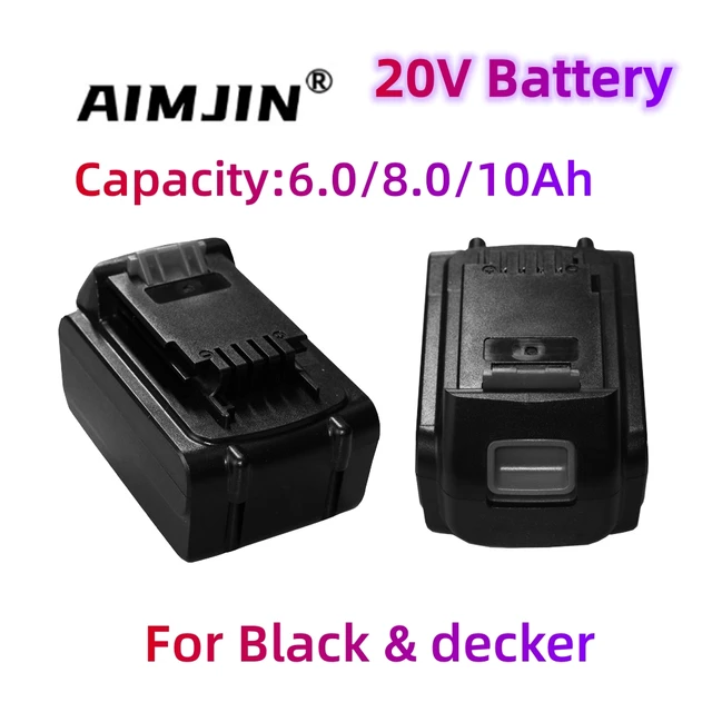 20 Volt Lithium Black Decker Battery  Black Decker 18 Volt Batteries -  Lbxr20 - Aliexpress