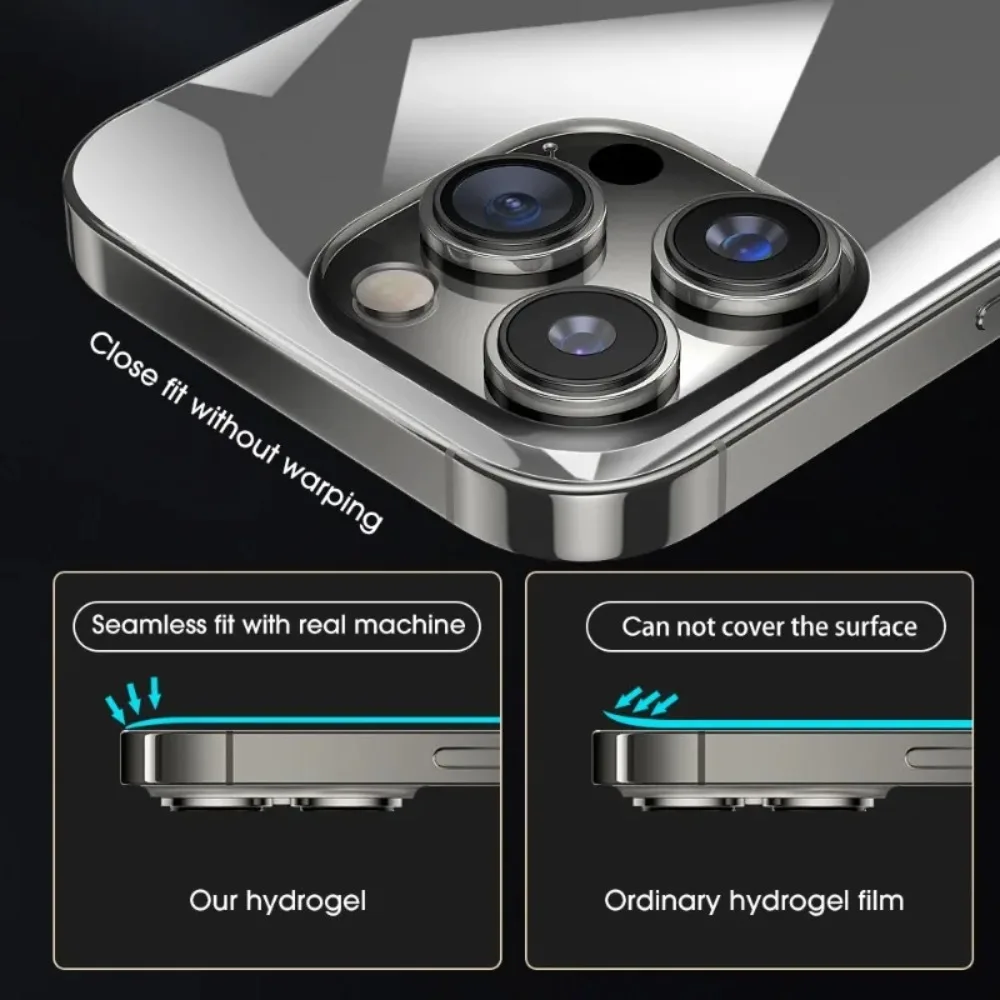 รูปสินค้า ฟิล์มไฮโดรเจลจอเต็ม iPhone พร้อมสติกเกอร์
