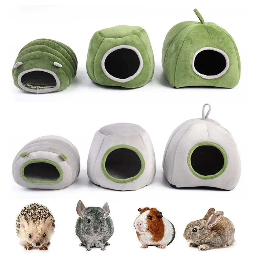 

Ferrets Small Animals Plush Guinea Pig Cozy Soft Hamster House Cave Bed Hideout Pet Tent