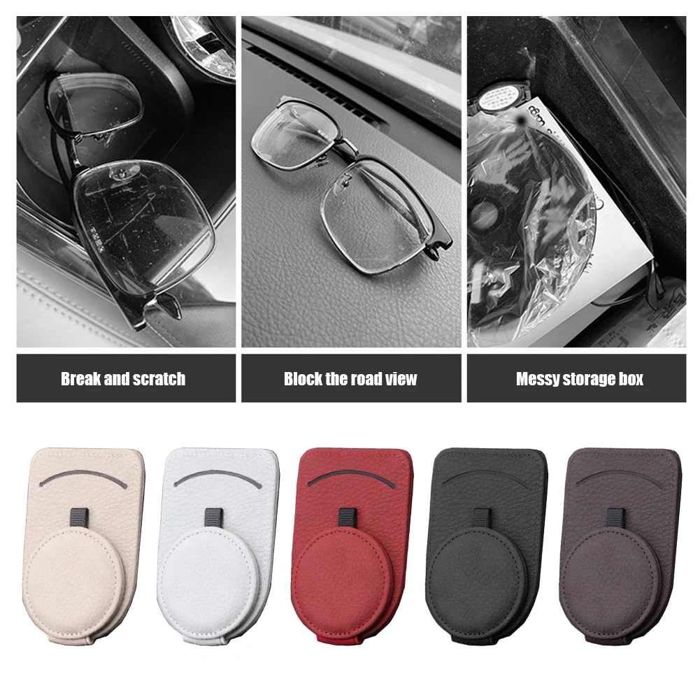 Universal Car Auto Sun Visor Clips Glasses Box Sunglasses Clip Card Ticket  Holder Stand Fastener Eyeglasses Hanger Car Accessori