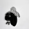 Baby Boys Girl 2024 Autumn Clothes Set Children Long Sleeve Letter Print Cotton Tops+Pants 2Pcs Kids Embroidery Clothing Outfits 5