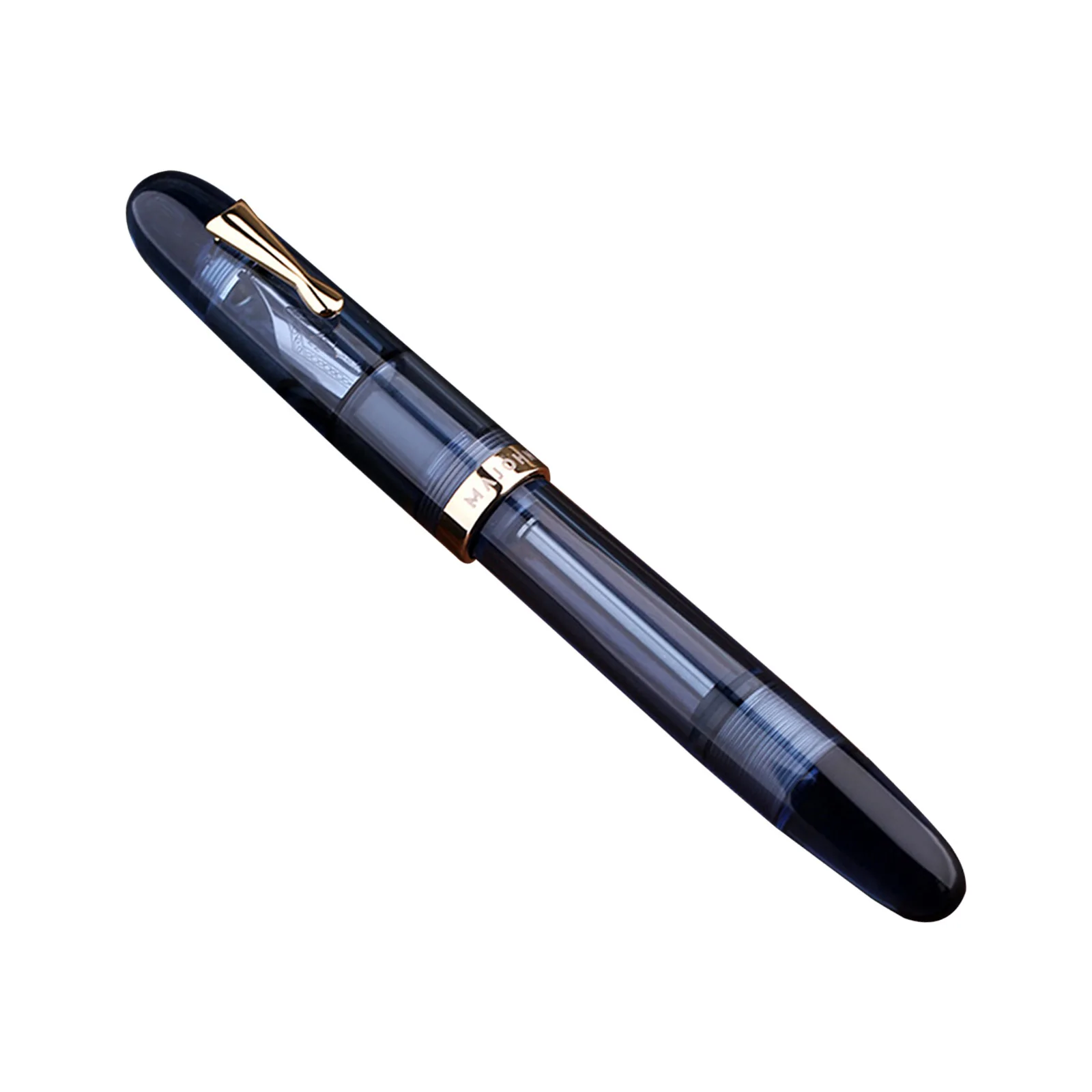 MOONMAN C4 Eyedropper filling Big Size Fountain Pen EF/F/M Nib Transparent Acrylic Writing Ink Pen for Office Business School 2
