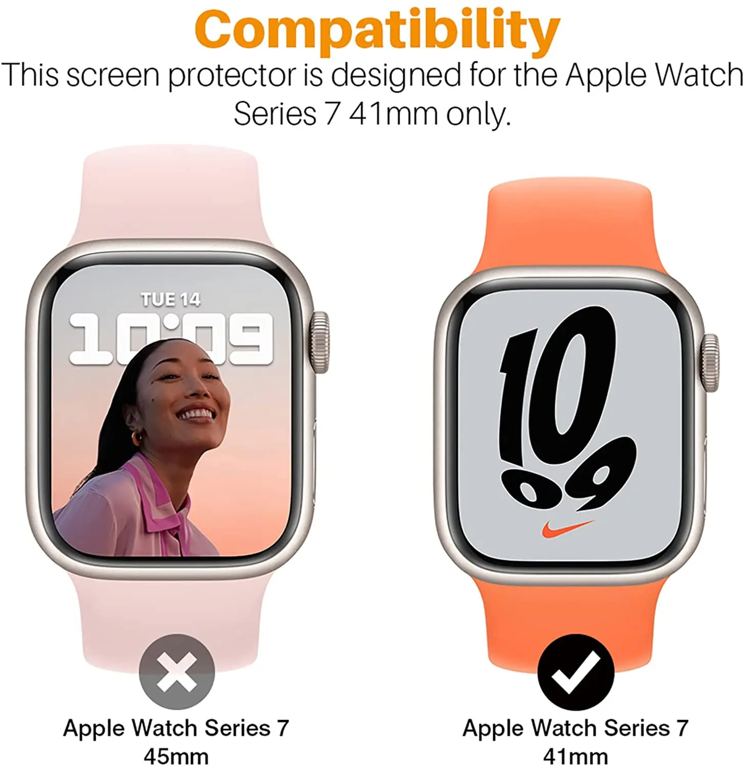 Screen Protector for Apple Watch series 7 6 SE 5 44MM 45MM 41MM 40MM for  iWatch 3 2 1 38MM 42MM Clear Full Protective Film| | - AliExpress