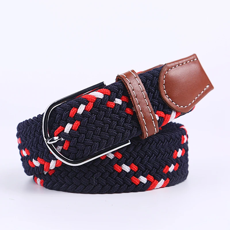 Unisex Eco-Friendly Stretch Belt with Pin Buckle - Versatile Design in 60 Colors