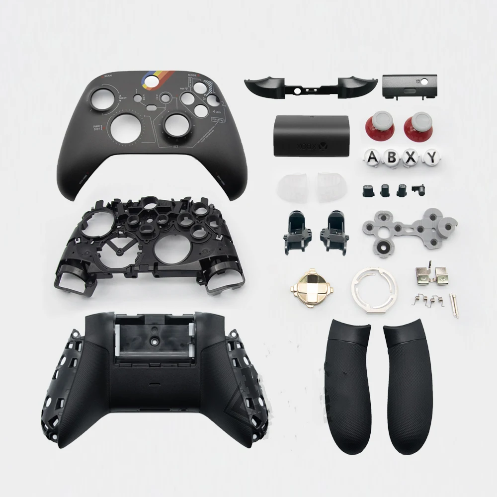 Per Xbox One Series X Series S Controller Edizione Limitata Black Star Full Housing Shell Faceplate Buttom Case Impugnatura Posteriore