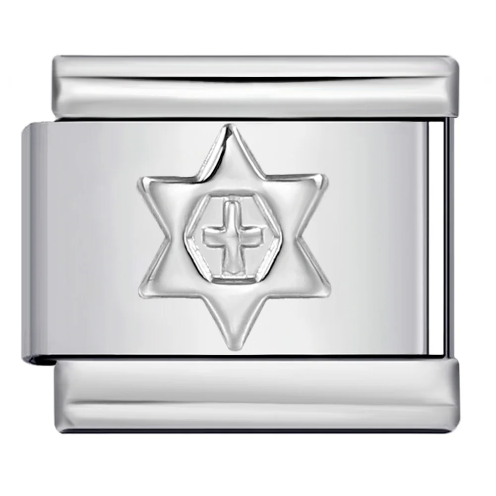 URING Personalisierung Y2K Stern Damen Herren Italienischer Charm Link Fit 9mm Edelstahl Bunte Schmuckherstellung DIY Perlen Armbänder – Detail 2