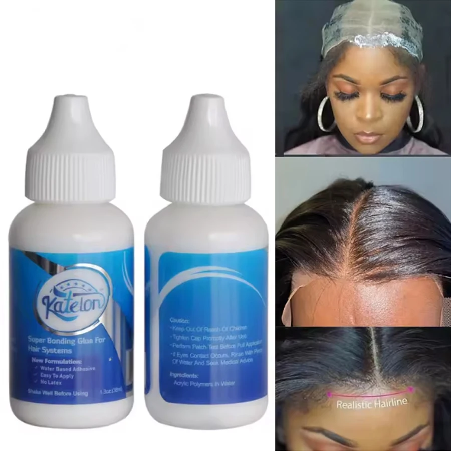 Front Lace Wig Glue Waterproof Extra Strong Hair Glue Adhesives Strong Bond Hold Lace Wig Hair System 38ml hair glue wig glue,hair bonding glue,lace wig glue