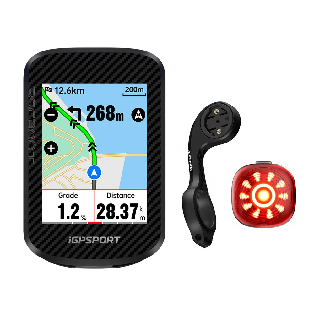 BSC300T専用ブラケット付　新品未使用 サイクルコンピュータ iGPSPORT BSC300豪華セット ケイデンス