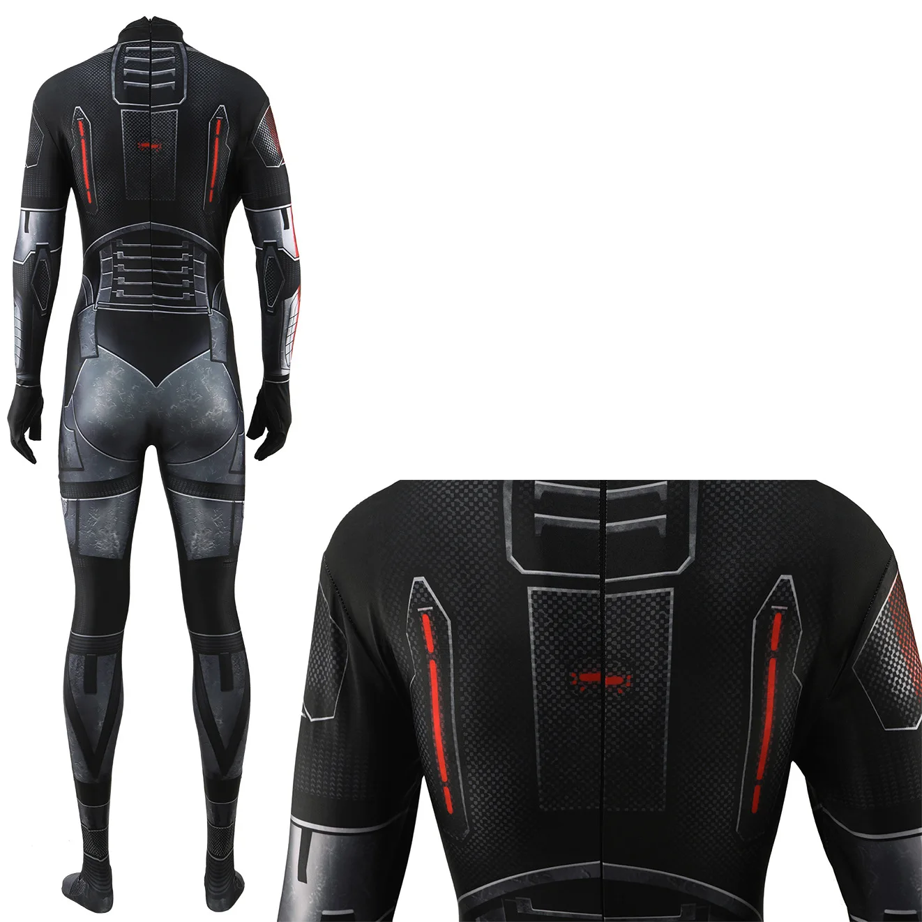 Mass Effect-Inspired N7 Armor Spandex Bodysuit Cosplay Costume for Adults