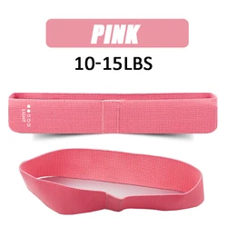 Enhanced Fitness Resistance Bands for Home Workouts and Yoga Training (Pink)