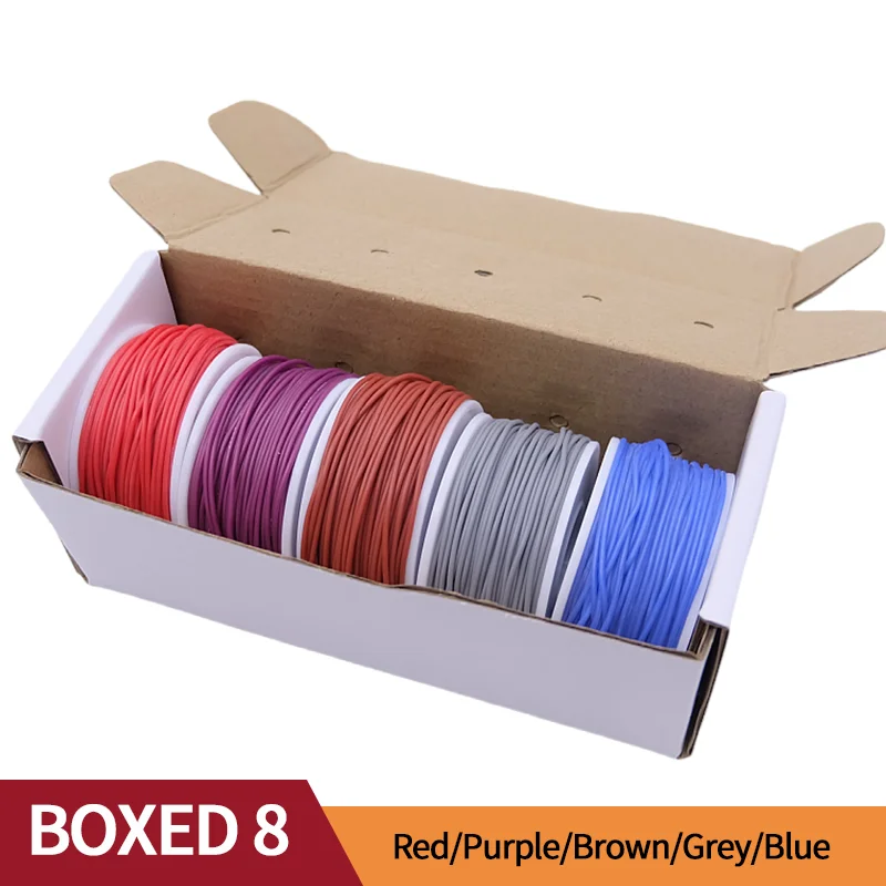 Multicolor Silicone Tinned Copper Flexible Electrical Wire Kit - Soft and Versatile Hook-Up Wires in Various Gauges