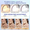 3000-6500K Nail Table Lamp With Diamond Manicure Desk Lamp With Remote LED Half Moon Light For Nails Art Tattoo Salon Eyelash 3