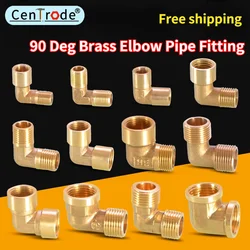 Brass Elbow Pipe Fitting 1/8