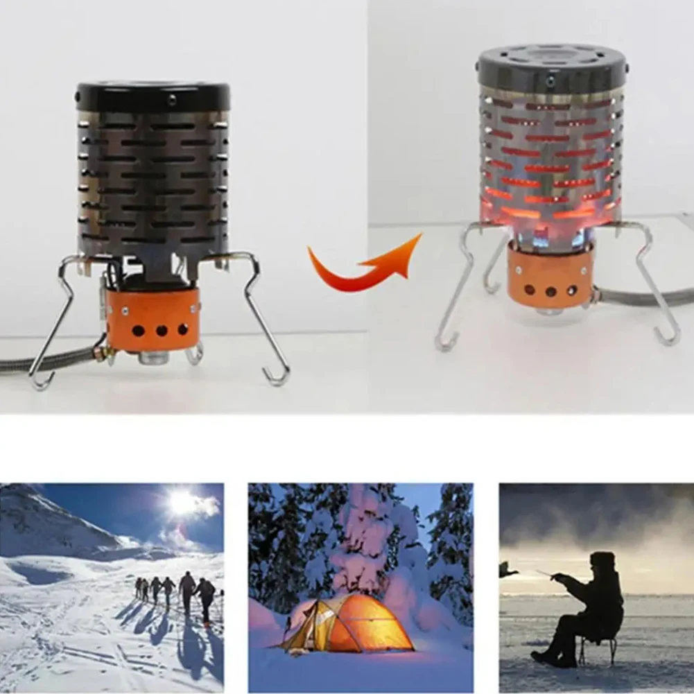 Compact Stainless Steel Portable Gas Heater and Warmer