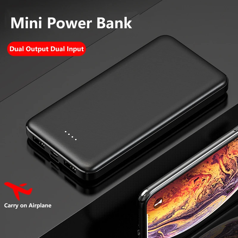 Caricabatterie portatile sottile Power Bank 20000mAh 5V 2A per giacca riscaldata Power Bank per Xiaomi Mi iPhone Aria condizionata Abbigliamento - immagine 3