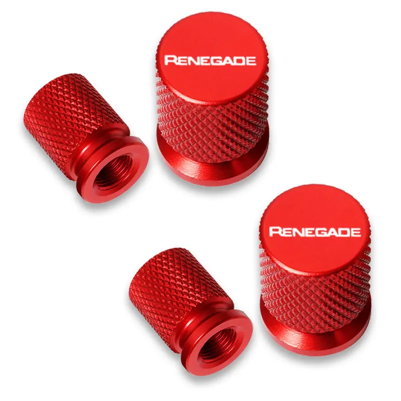 Car Wheel Tire Valve Caps Tyre Stem Covers Airdust Waterproof For Jeep Renegade Auto Accessories