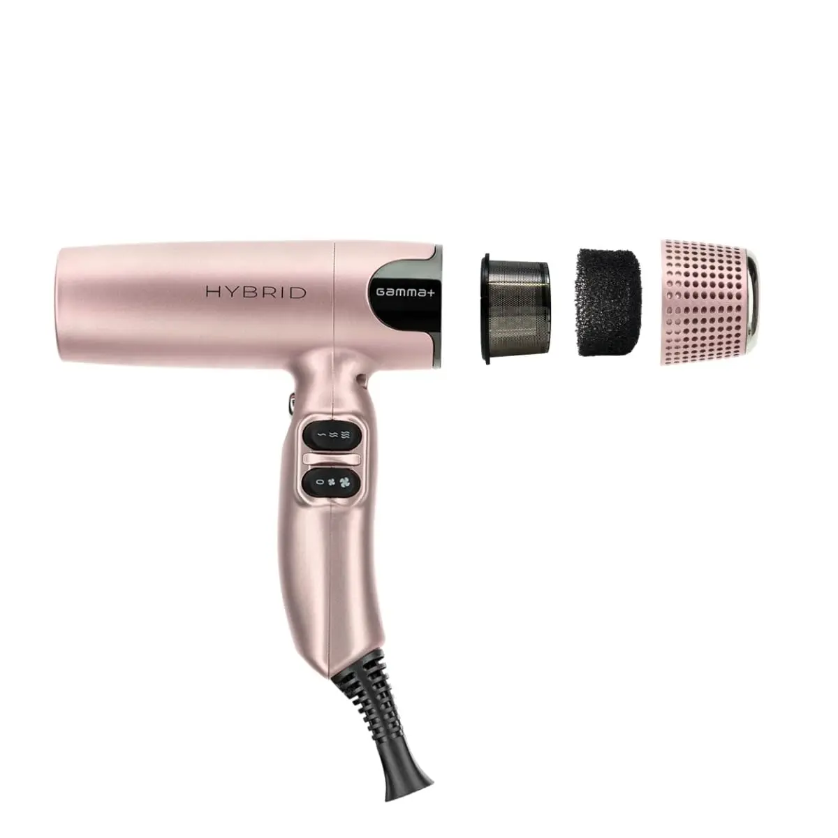Hybrid Professional Ultra-Lightweight Hair Dryer Digital Motor Ionic Technology Whisper Quiet 12 Heat/Speeds