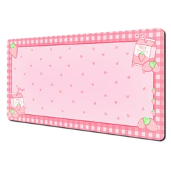 Cute Pink Kawaii Non - Slip Gaming Desk Mat with Durable Stitched Edges for Office and Gaming Use (Mousepads - 2)