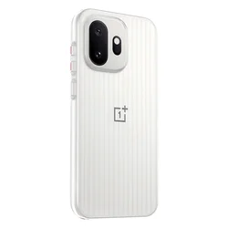 Magnetic Corrugated Colorful Matte Anti - slip Hard Case - Oneplus 15T (White)