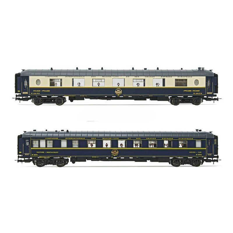 European JOUEF Orient Express with Light 1/87CIWL New Touch To Turn on The Light System Train Model Toy train model ho 1 87 european roco 73079 231e digital sound steam orient express tractor rail car hot wheels