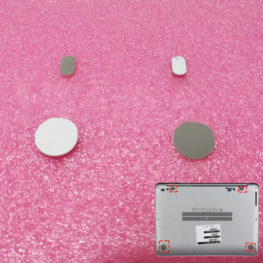 4 PCS High Quality Rubber Feet Foot For HP 1040 G3 Laptop Rubber Feet Bottom Case Accessories Parts