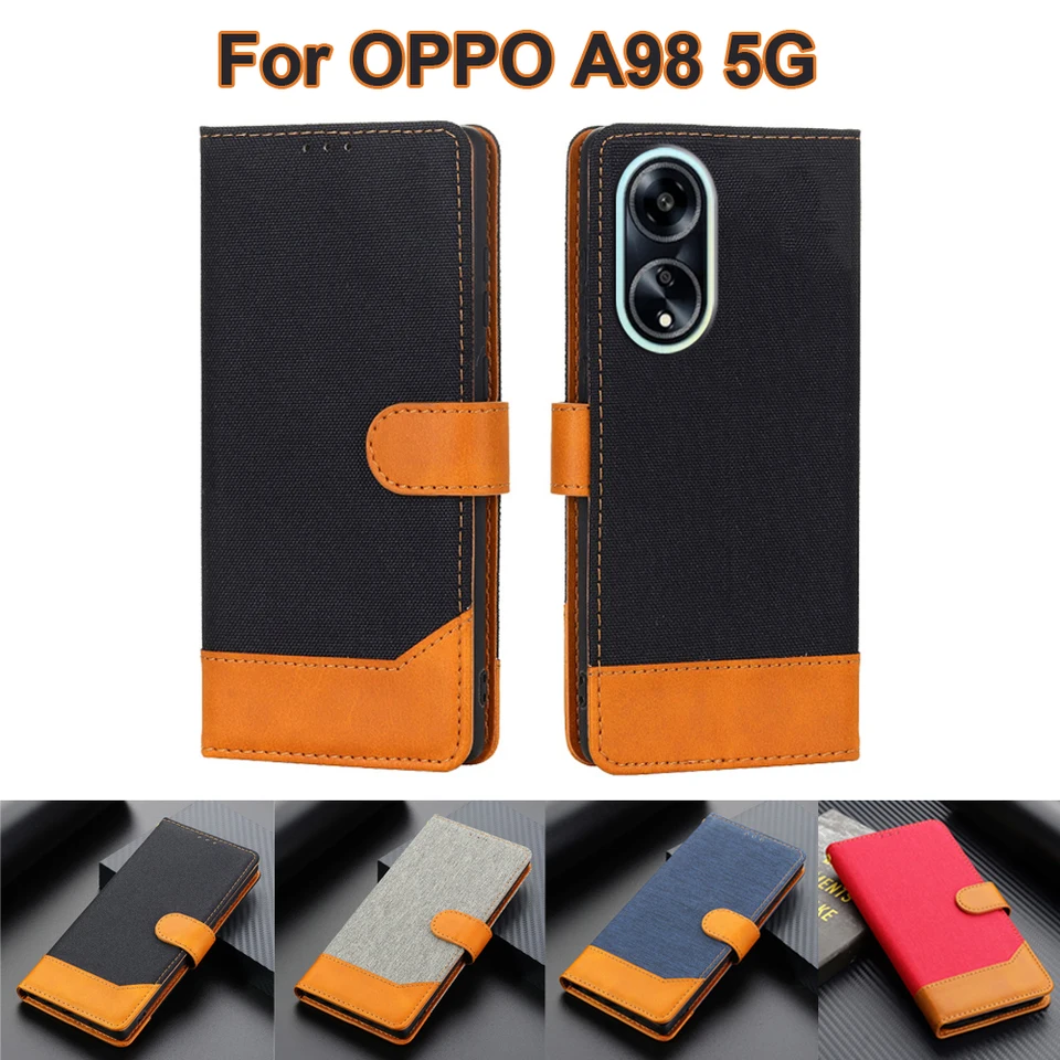Leather Wallet Phone Case Cover For Oppo A98 5G чехол Funda Para OPPO F23  A1 5G Capas on Etui OPPO CPH2527 CPH2529 PHS110 Coque - AliExpress