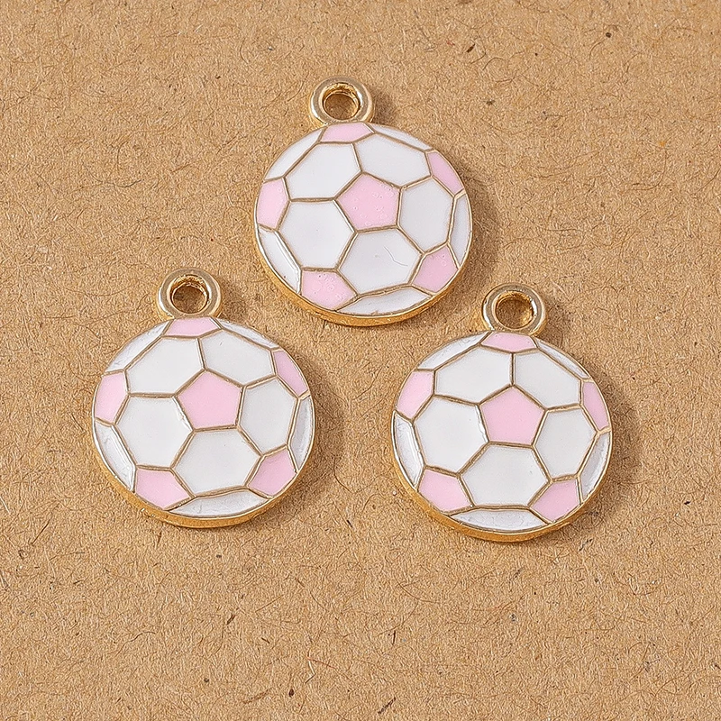 10 Stück Niedliche Emaille-Sportanhänger Tischtennis-Charms für Schmuckherstellung Halskette Armband DIY Ohrringe Zubehör – Detail 6