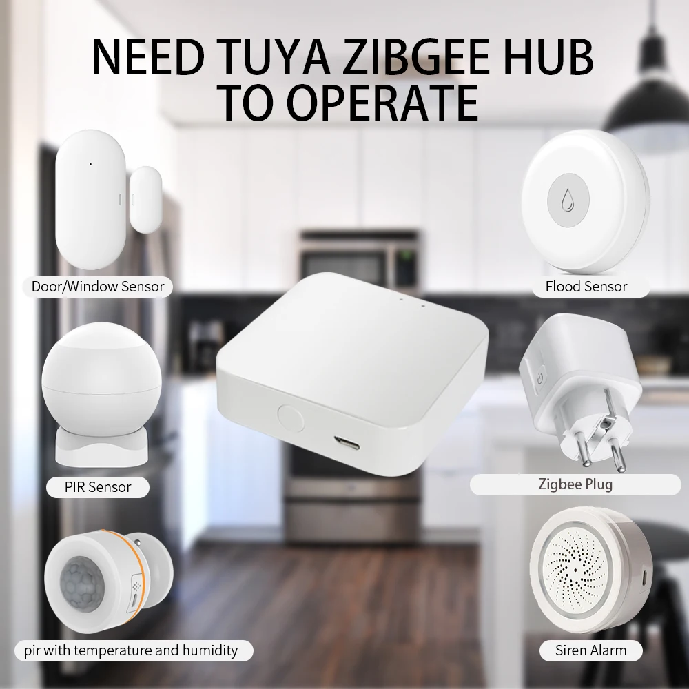 AXUS ZigBee Smart Plug EU 16A Adapter Power Monitor APP Remote Control Tuya Smart For Alexa Google Home Assistant