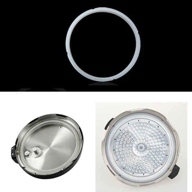 Silicone Sealing Ring Gaskets (2) + Silicone Inner Pot Lid Cover (1) Accessories Compatible with 5/6 qt Instant Pot and Other Pressure Cookers (5