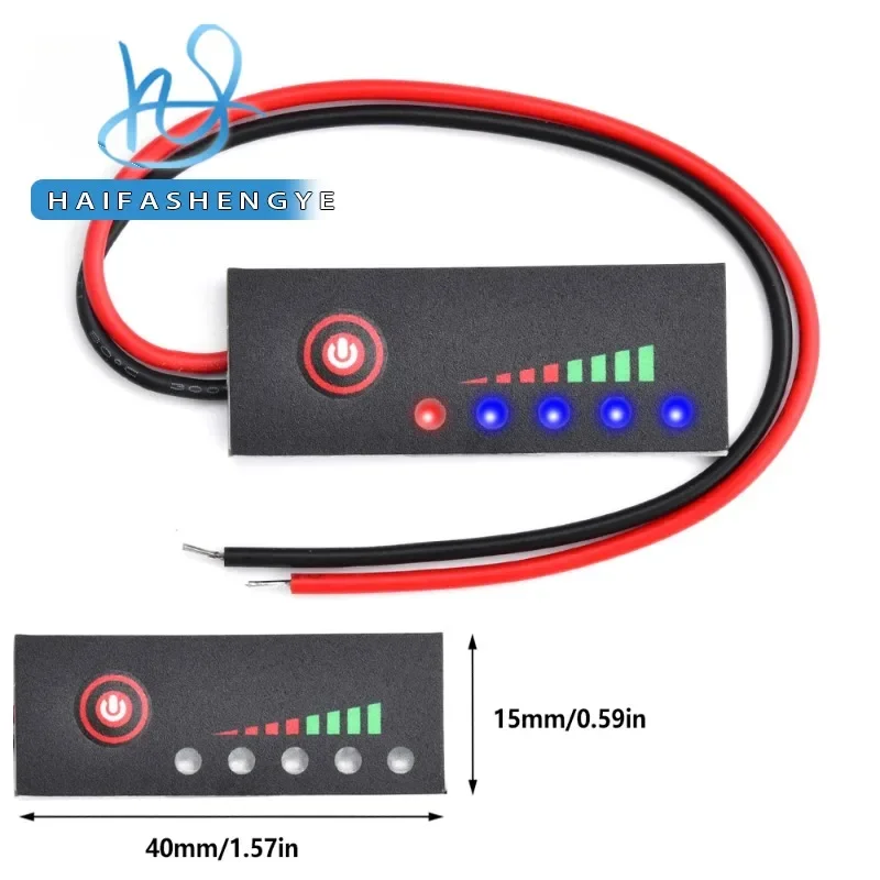 Battery Level Indicator 18650 Lipo Lithium Capacity Tester Meter 1S 2S 3S 4S 5S 6S 3.7V-25.2V Module Lithium Battery Display battery level indicator