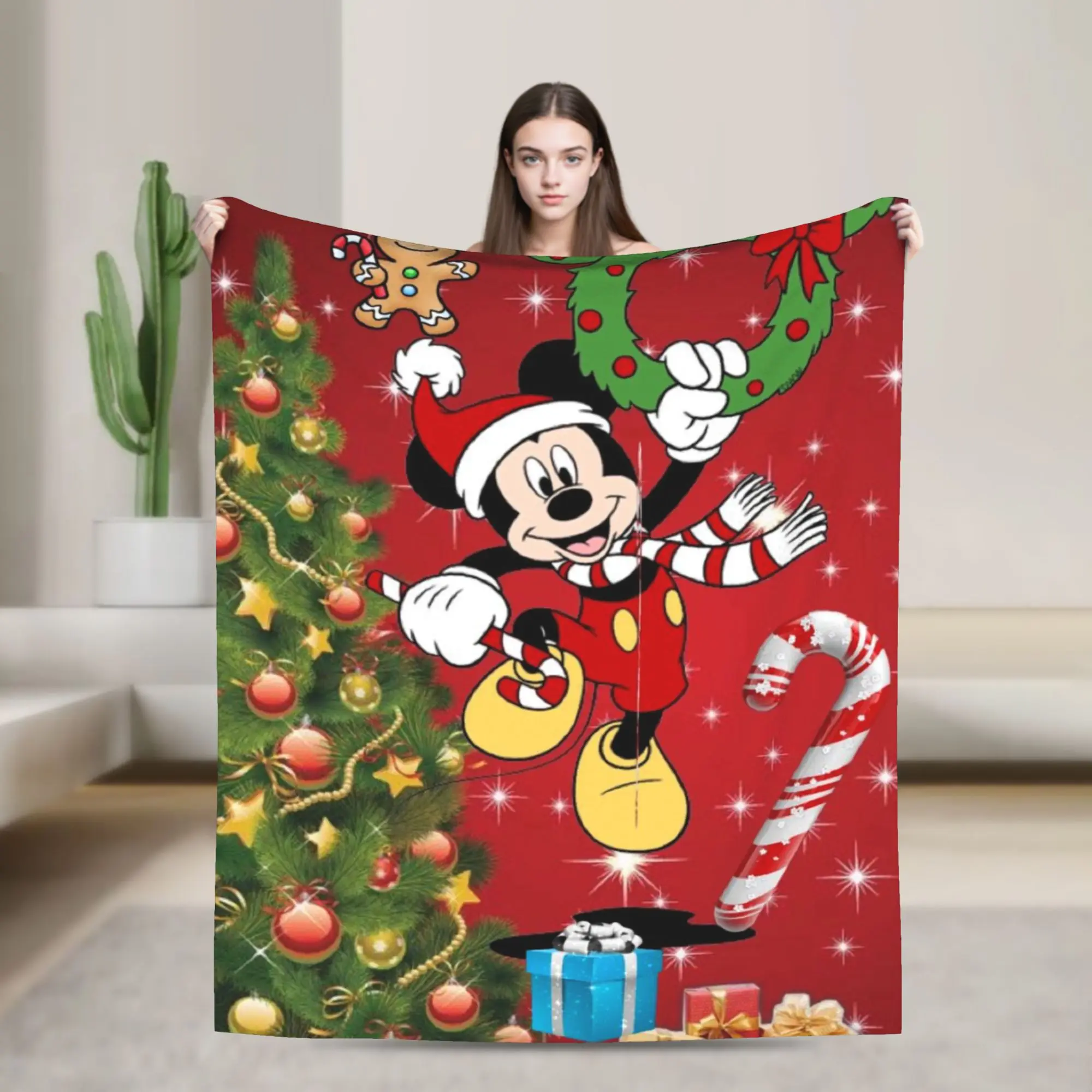 Mickey Mouse Christmas Blanketnull