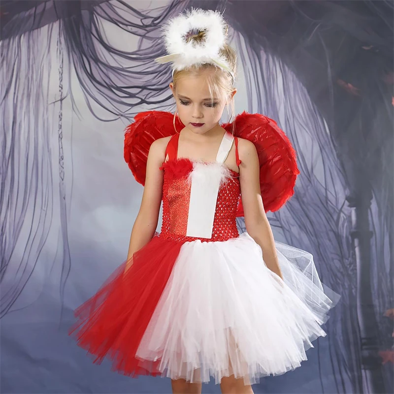 Half Angel Half Devil Costume For Women