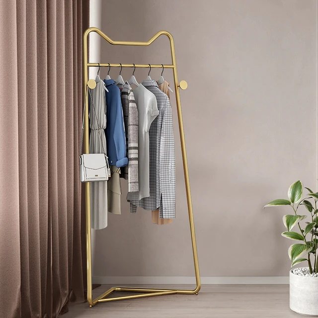Light Luxury Simple Corner Coat Rack Home Hanger Stick Wall Simple