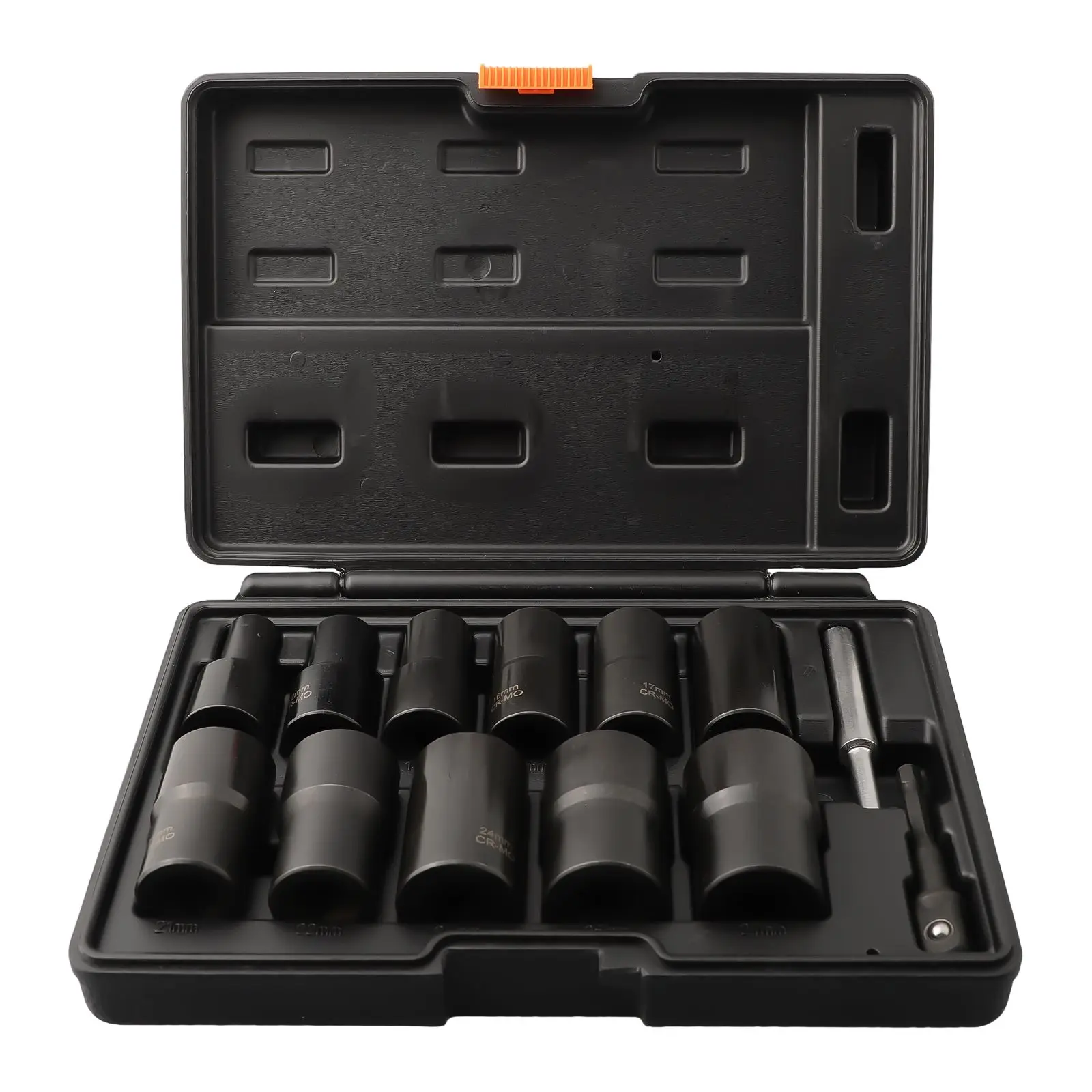 13pcs Extraction Socket Set 10-27mm Bolt Nut Remover Socket Extractor 1 2inch Adapter Car Auto Truck Tire Repair Tool