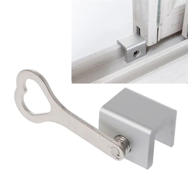 Door Lock Security Padlock Door Safety Lock Window Safety Lock Sliding Door Lock Adjustable Sliding Door Window Locks