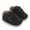 Newborn Baby Shoes Classic Leather Soft Soles Non Slip Toddler Walking Shoes for Boys and Girls 0-18M First Step Walking Shoes 2